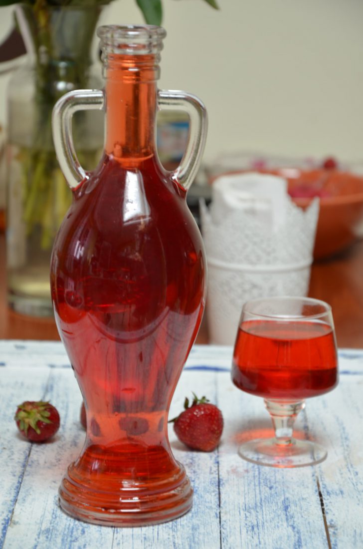 Nalewka truskawkowa – rosolio di fragole